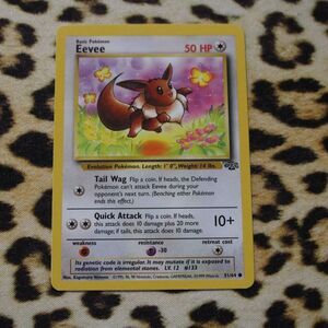 Eevee 51/64 90s Pokemon Card